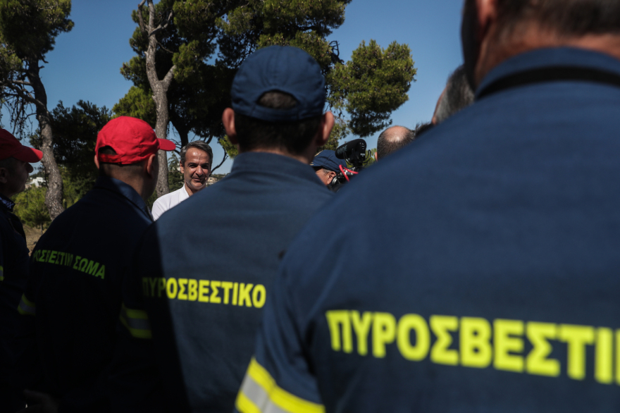 Κυριάκος Μητσοτάκης: Αυτοψία στις πληγείσες περιοχές της Πεντέλης