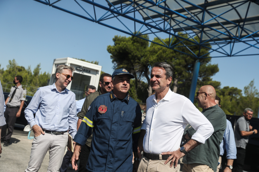 Κυριάκος Μητσοτάκης: Αυτοψία στις πληγείσες περιοχές της Πεντέλης