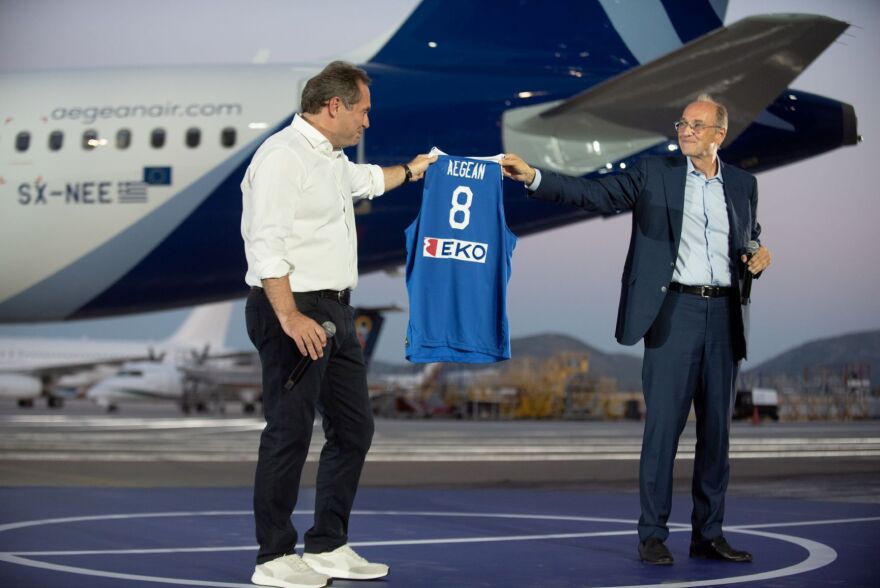 Με το «δικό της» αεροπλάνο και τα φτερά της AEGEAN πετά στο Μιλάνο η Εθνική Ομάδα Μπάσκετ