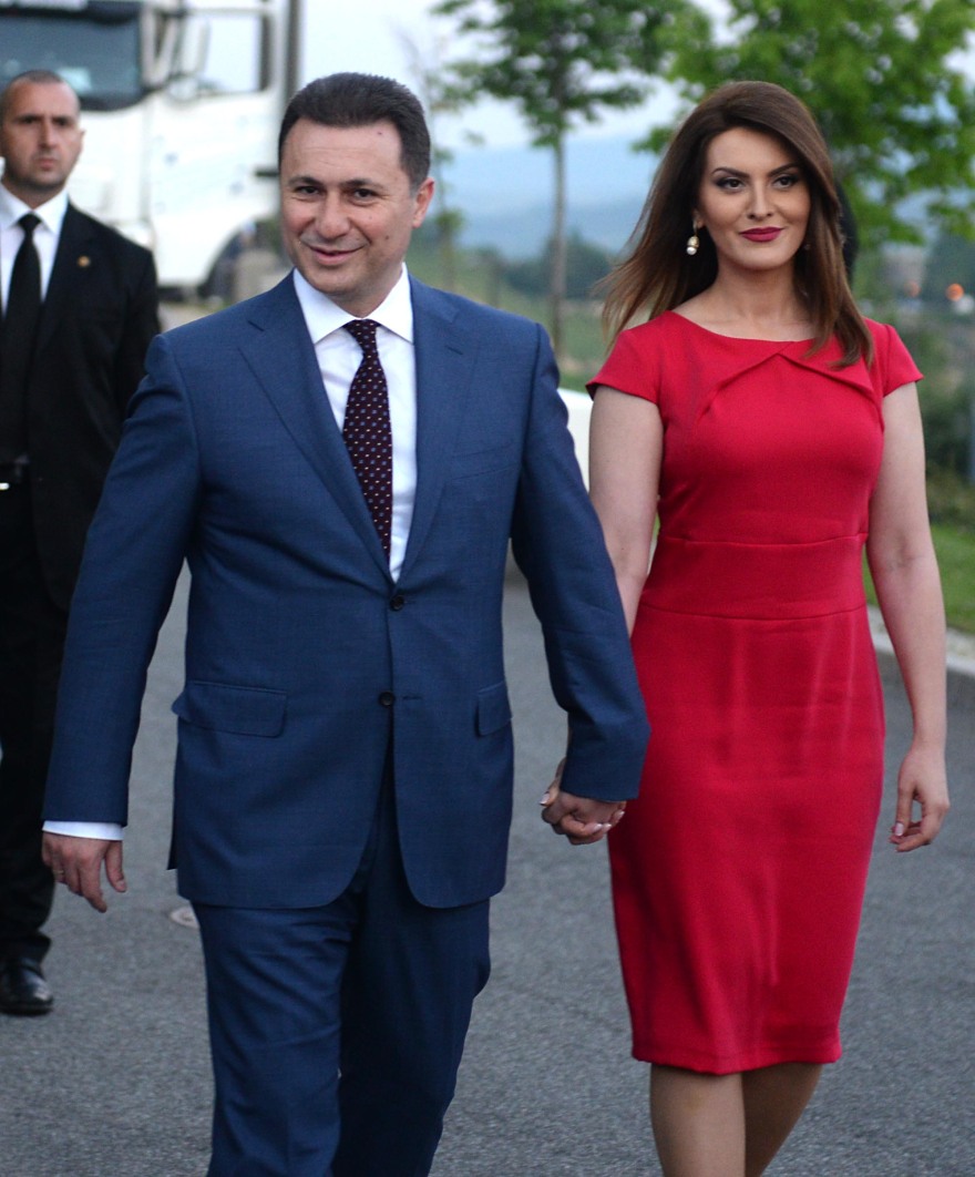 Βόρεια Μακεδονία: Αίτηση διαζυγίου κατέθεσε η σύζυγος του Γκρουέφσκι