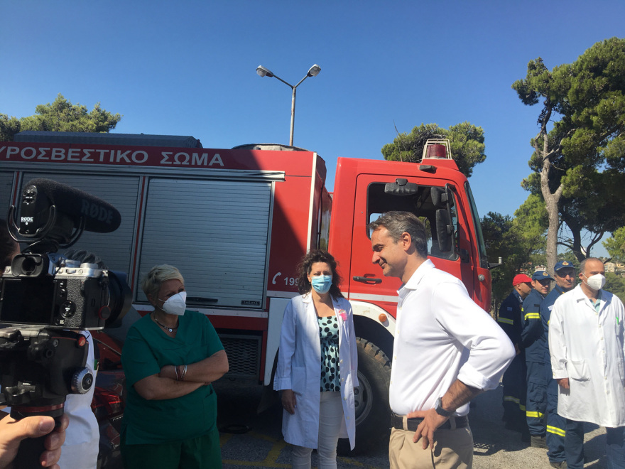 Κυριάκος Μητσοτάκης: Αυτοψία στις πληγείσες περιοχές της Πεντέλης