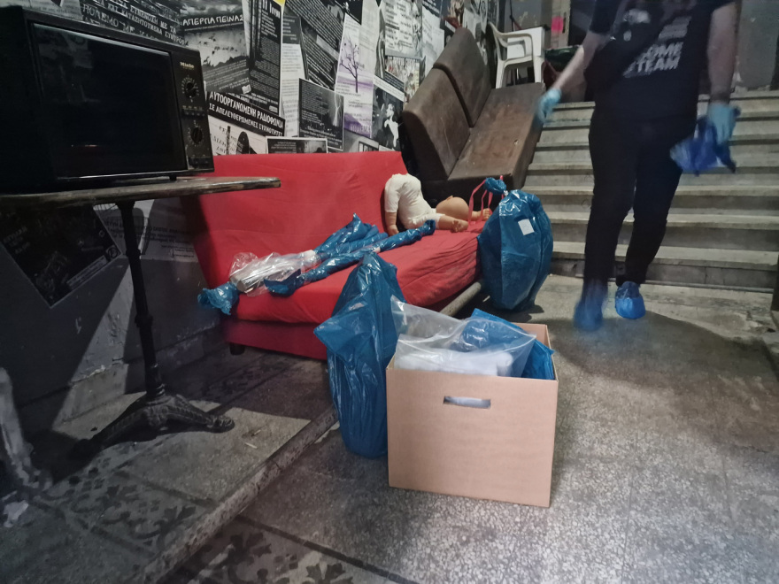 Θεσσαλονίκη: Αστυνομική επιχείρηση για την εκκένωση κατάληψης στην Εγνατία