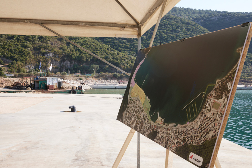 Ο Μητσοτάκης επισκέφθηκε τα έργα του νέου λιμένα Ηγουμενίτσας