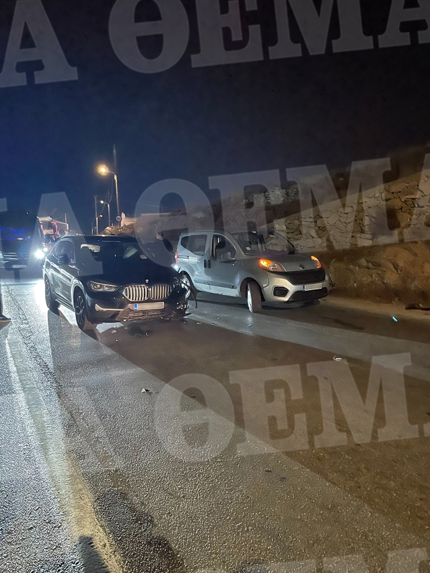 Μύκονος: Μετωπική «γουρούνας» με SUV στη Χώρα, τραυματίστηκε τουρίστας - Δείτε φωτογραφίες