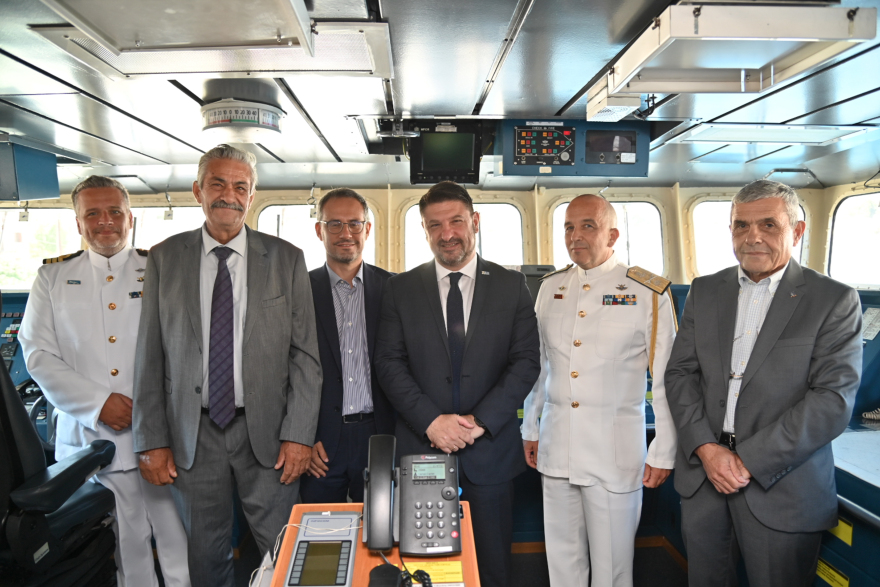 Μονάδες του Στρατού Ξηράς και του Πολεμικού Ναυτικού επισκέφθηκε ο Χαρδαλιάς στο Καστελλόριζο