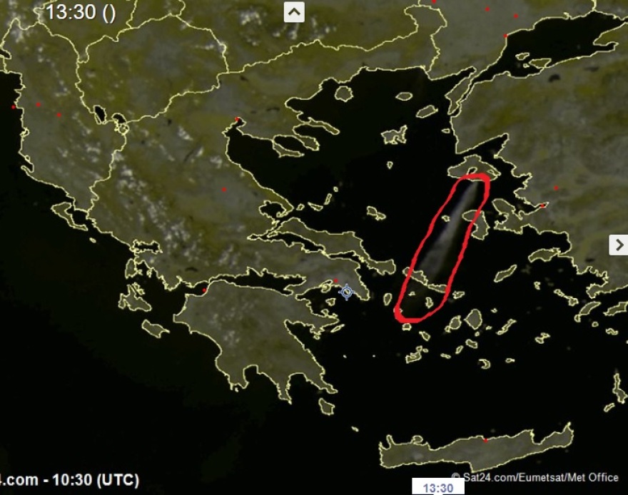 Καλλιάνος: «Ο καπνός από τη φωτιά της Λέσβου έφτασε στις Κυκλάδες!» - Δείτε εικόνα από δορυφόρο