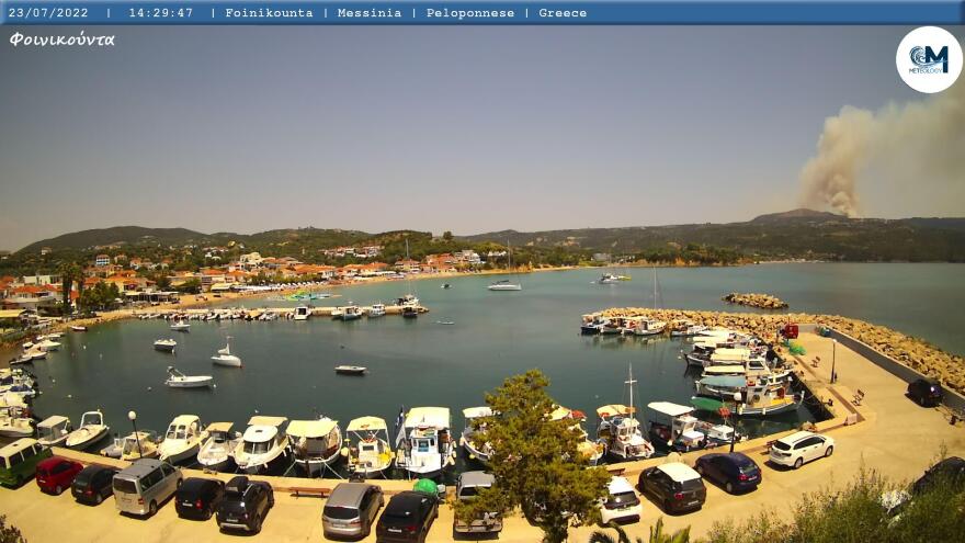 Φωτιά στο Ακριτοχώρι Μεσσηνίας - Δείτε φωτογραφίες