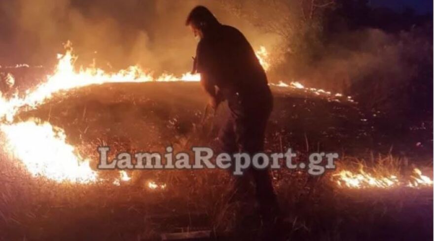 Δύο πύρινα μέτωπα στη Στυλίδα - «Όλα δείχνουν ανθρώπινο χέρι»