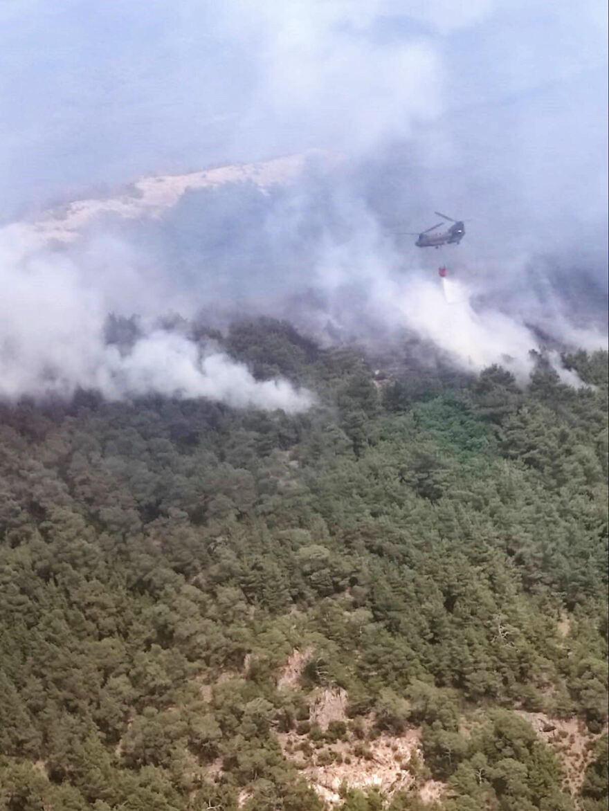 Νέα αναζωπύρωση στη Δαδιά: Δεν κινδυνεύει το χωριό, εκκενώθηκε το μοναστήρι
