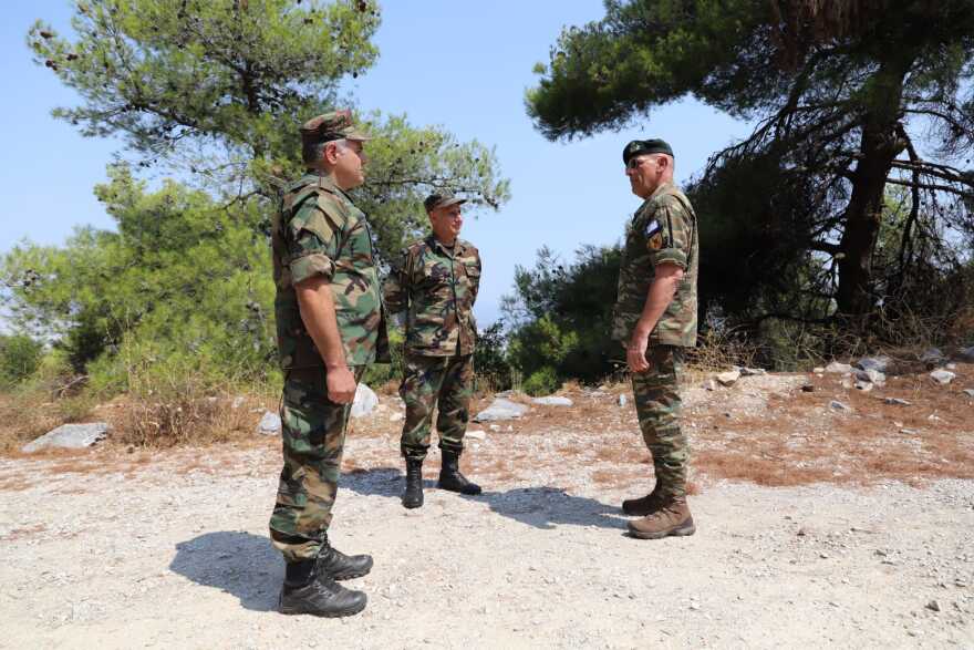 Ο Αρχηγός ΓΕΕΘΑ στα εποχούμενα περίπολα πυρασφάλειας και την 112 Πτέρυγα Μάχης - Φωτογραφίες