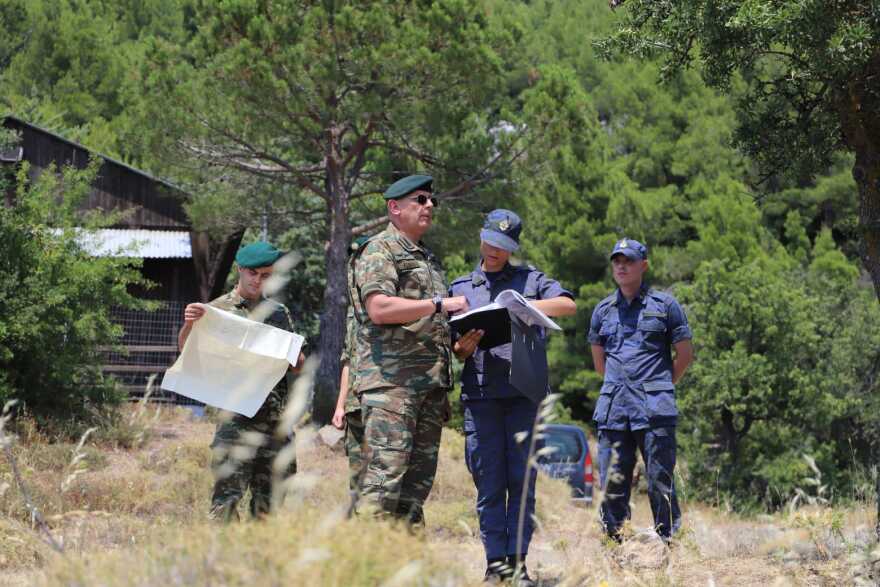 Ο Αρχηγός ΓΕΕΘΑ στα εποχούμενα περίπολα πυρασφάλειας και την 112 Πτέρυγα Μάχης - Φωτογραφίες