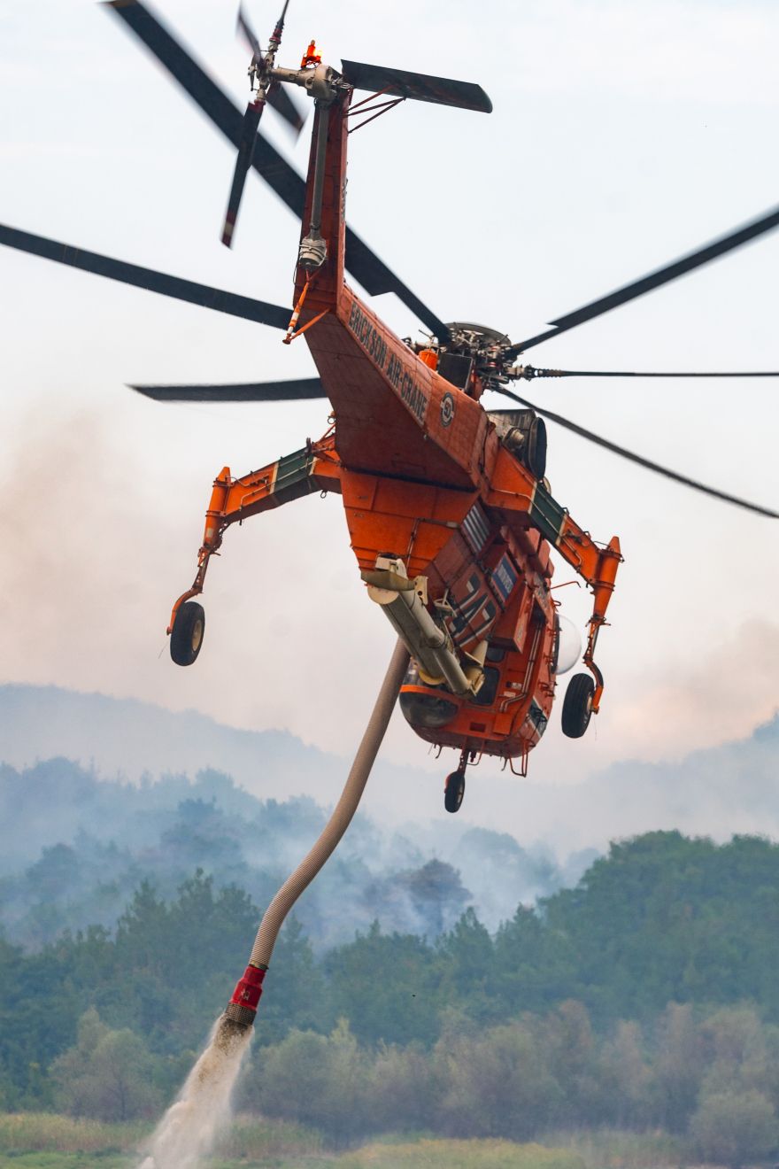 Φωτιά στη Δαδιά: Νέες αντιπυρικές ζώνες στο νοτιοδυτικό τμήμα του Εθνικού Πάρκου