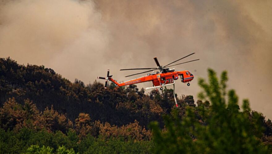 Φωτιά στη Δαδιά: Πέρασε το πυροφυλάκιο της Λευκίμμης