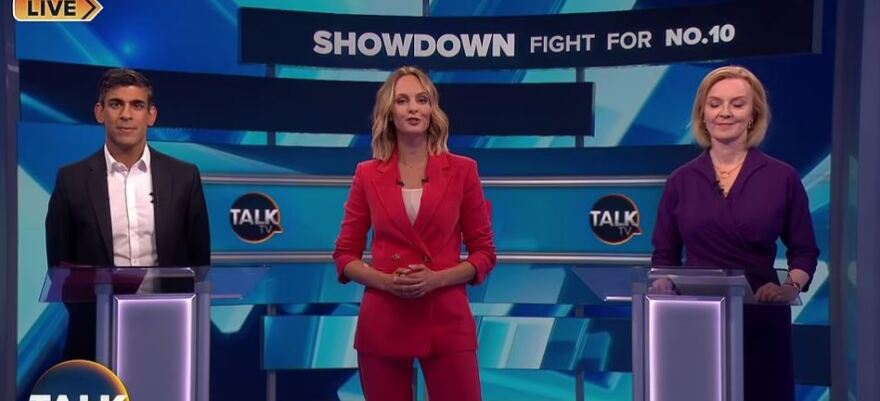 «Oh my God!» - Διακόπηκε το ντιμπέιτ Σουνάκ-Τρας, κατέρρευσε η δημοσιογράφος 