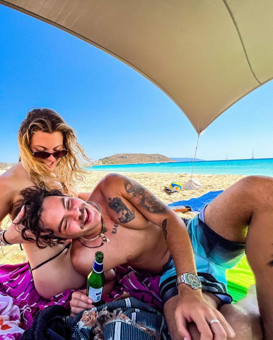 Γαία Μερκούρη: Κάνει διακοπές με την αδερφή της και τον Άγγελο Λάτσιο 