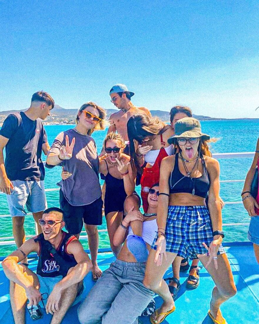 Γαία Μερκούρη: Κάνει διακοπές με την αδερφή της και τον Άγγελο Λάτσιο 