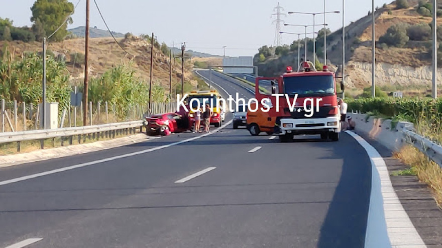 Σοβαρό τροχαίο με δυο τραυματίες στην εθνική οδό Κορίνθου -Τριπόλεως - Βίντεο και φωτογραφίες