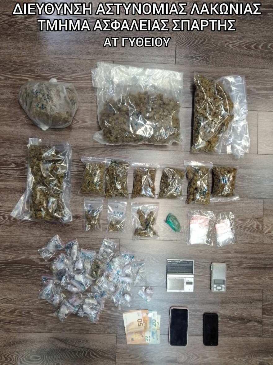 Διακινούσαν κάνναβη στην Αθήνα, τους έπιασαν στη Σπάρτη