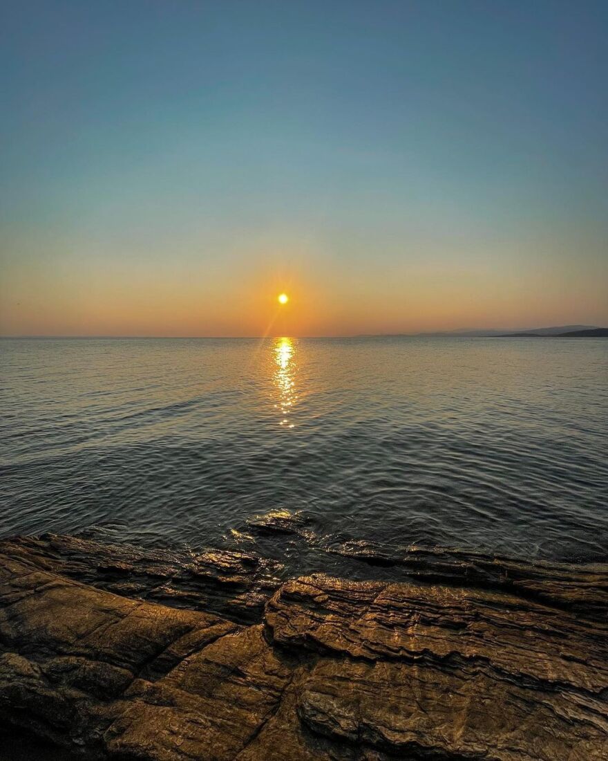 Ανθή Σαλαγκούδη: Για διακοπές στη Χαλκιδική - Δείτε φωτογραφίες