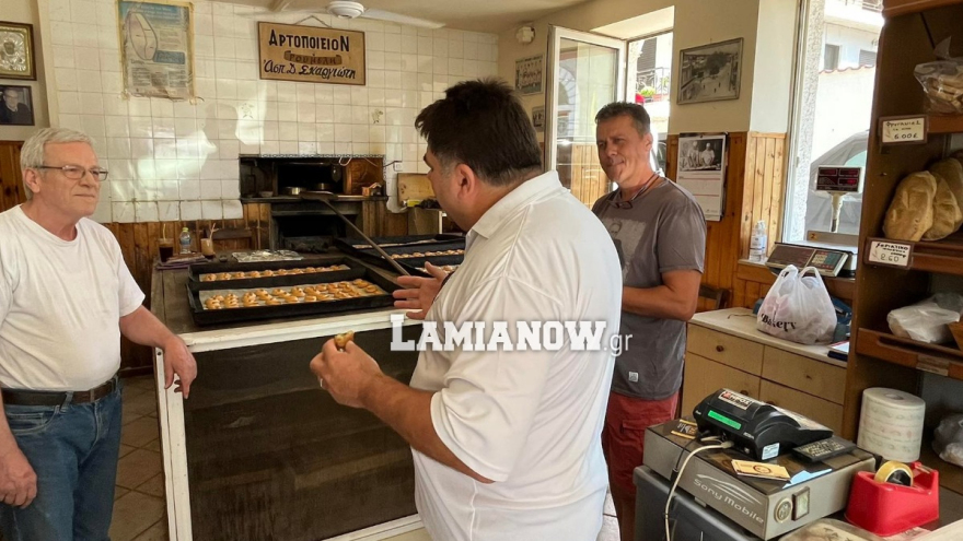 Ο Αμερικανός πρέσβης Τζορτζ Τσούνης στη Μακρακώμη