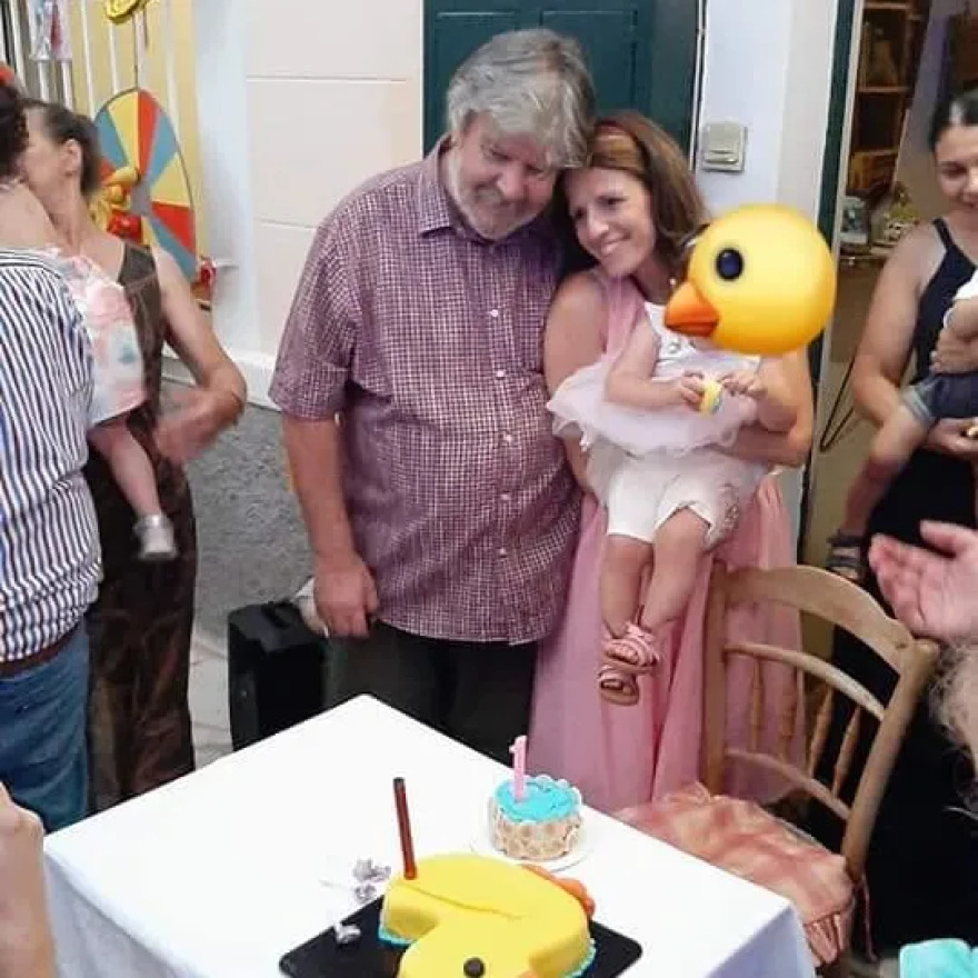 Βασίλης Χαλακατεβάκης: Η κόρη του γιόρτασε τα πρώτα της γενέθλια