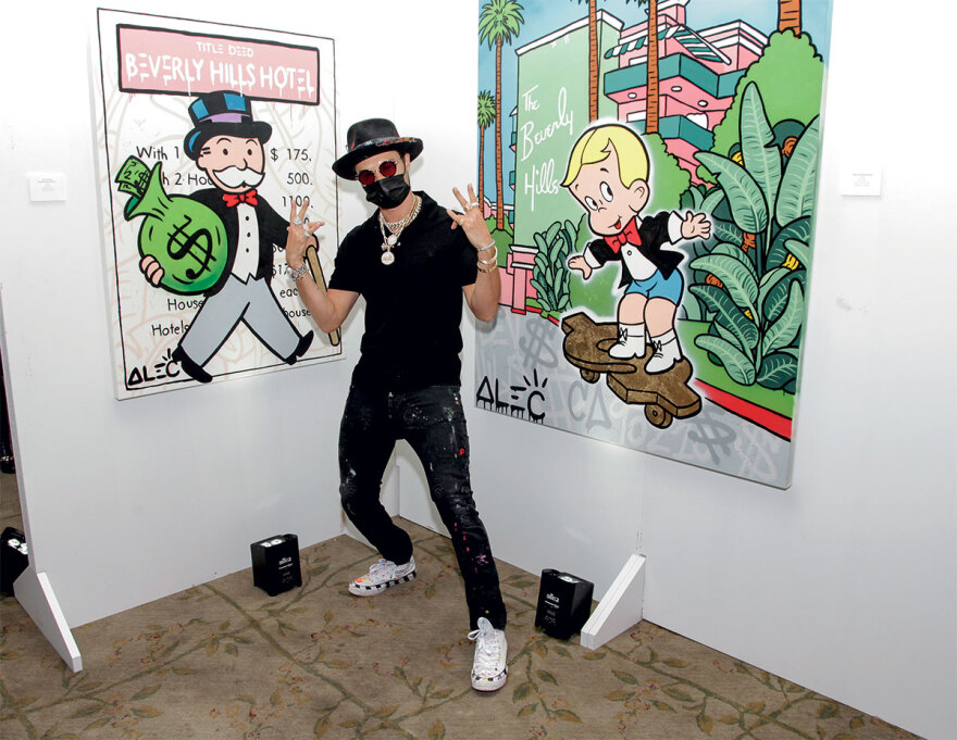Alec Monopoly: Ένας από τους πιο ακριβοπληρωμένους street artists «ζωγραφίζει» στη Μύκονο