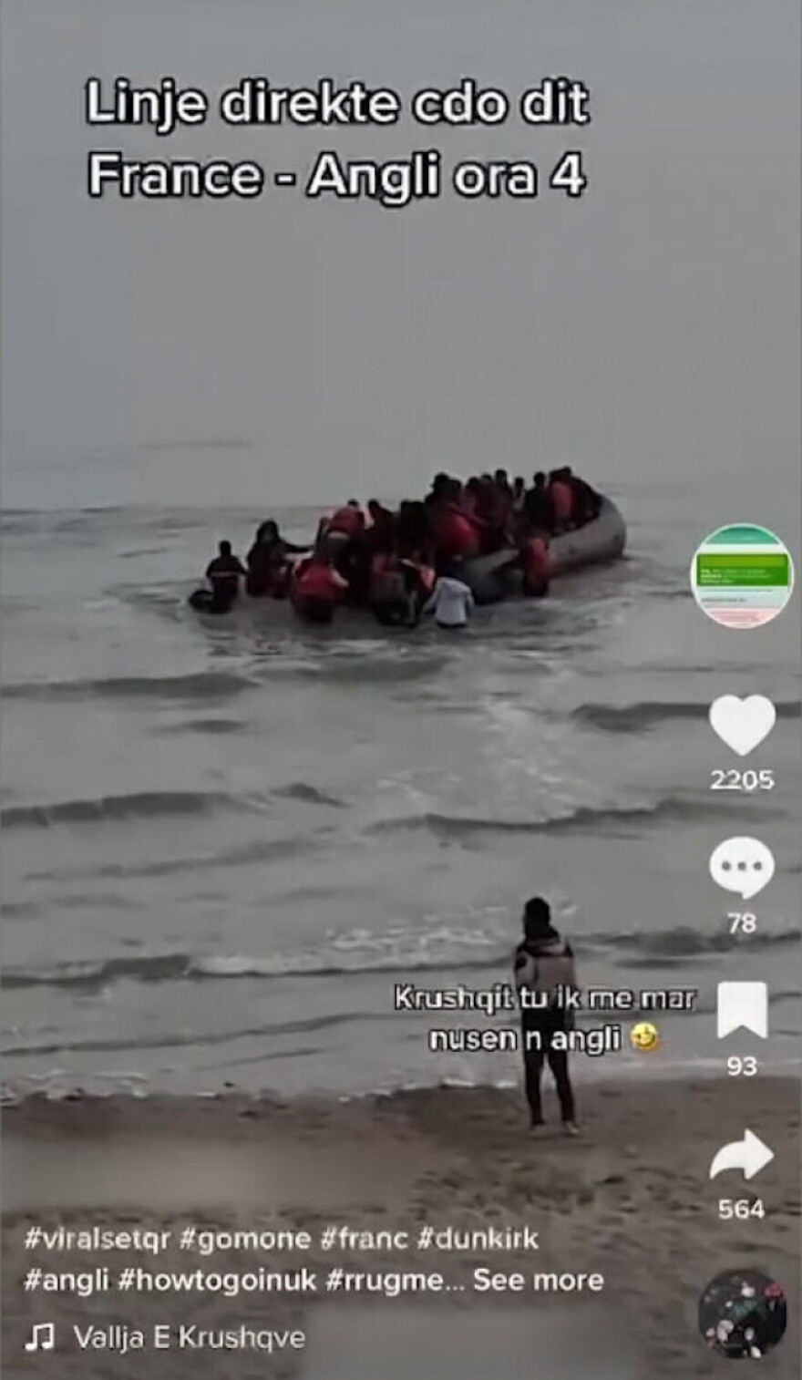 Βρετανία: Αλβανοί λαθρέμποροι διαφημίζουν στο TikTok διελεύσεις μεταναστών για 6.500 ευρώ και κάνουν και... εκπτώσεις