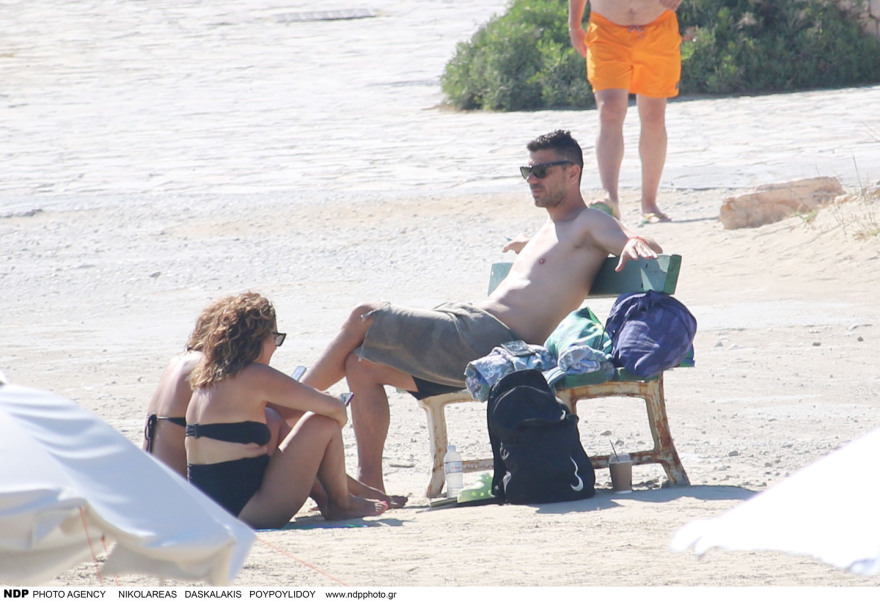 Άγγελος Μπασινάς και Κώστας Κατσουράνης κάνουν διακοπές στα Κουφονήσια