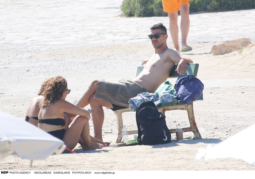 Άγγελος Μπασινάς και Κώστας Κατσουράνης κάνουν διακοπές στα Κουφονήσια