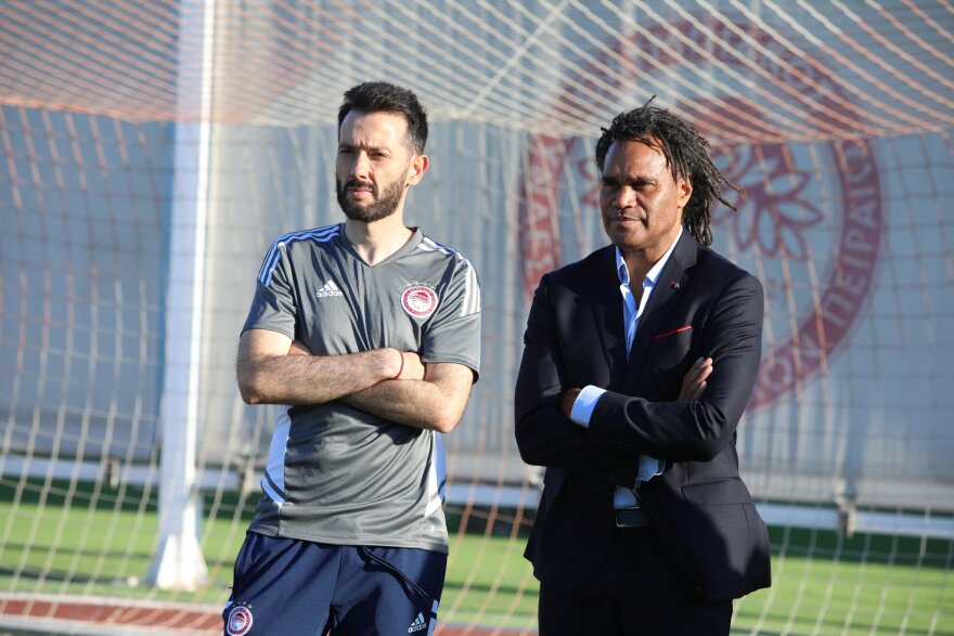 Ολυμπιακός: Αγιασμός παρουσία Βαγγέλη Μαρινάκη 