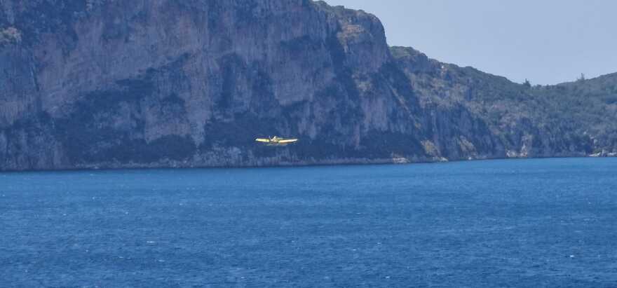 Καλύτερη η εικόνα της φωτιάς στην Πύλο - Νωρίτερα εκκενώθηκε το Μεσοχώρι