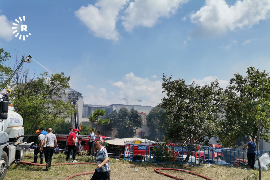 Καταστράφηκε ολοσχερώς το ελληνικό νοσοκομείο της Κωνσταντινούπολης - Βίντεο και φωτογραφίες