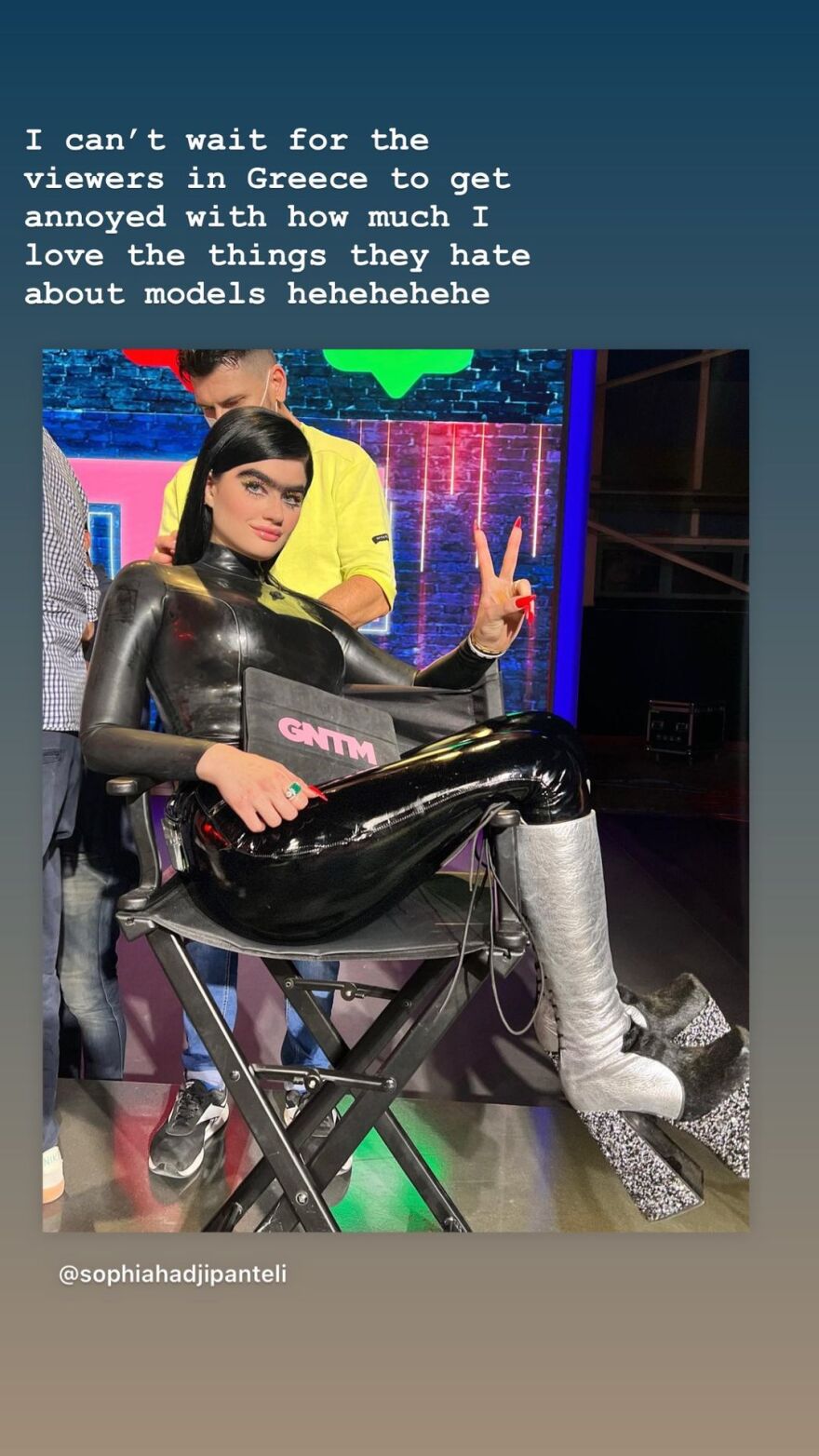 Σοφία Χατζηπαντελή: Η νέα φωτογραφία από τα γυρίσματα του «GNTM 5»