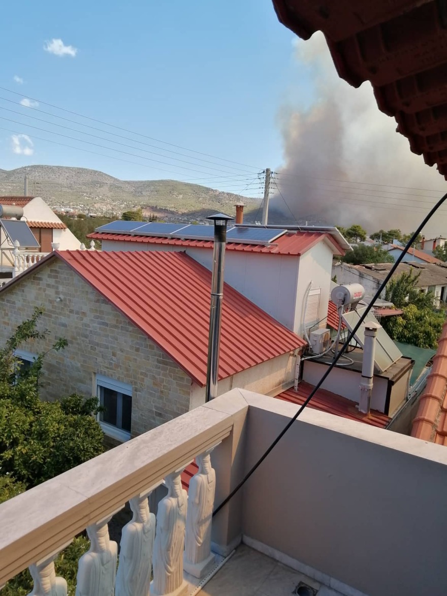 Οριοθετήθηκε η πυρκαγιά στη Νέα Πέραμο