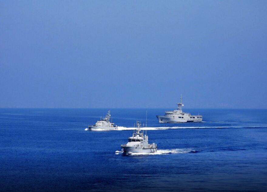 Φωτογραφίες: Συνεκπαιδεύσεις μονάδων του Στόλου με γαλλική φρεγάτα και μονάδες της Διοίκησης Ναυτικού Κύπρου