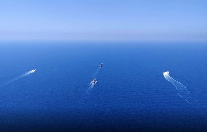 Φωτογραφίες: Συνεκπαιδεύσεις μονάδων του Στόλου με γαλλική φρεγάτα και μονάδες της Διοίκησης Ναυτικού Κύπρου