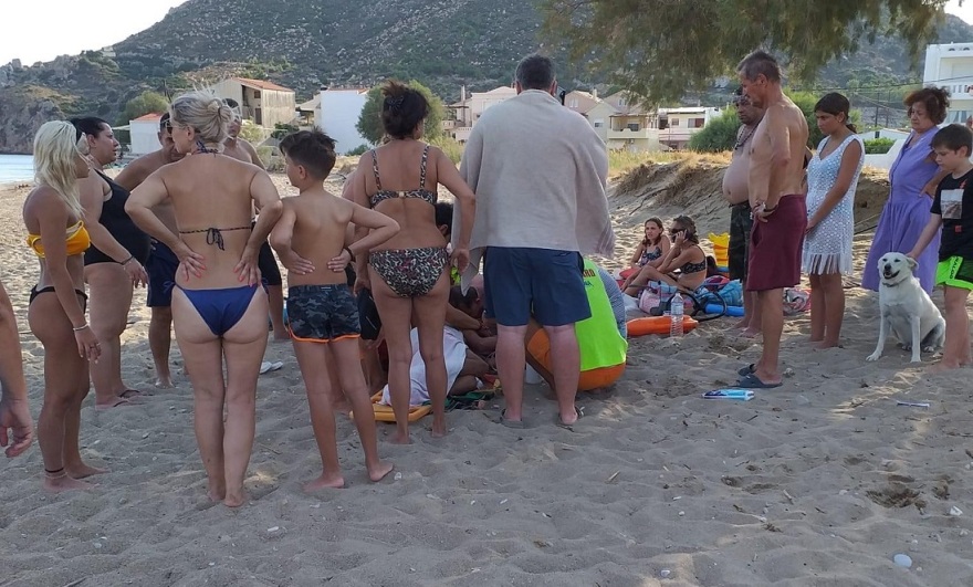 Χίος: Λουόμενοι έσωσαν 50χρονο από βέβαιο πνιγμό 