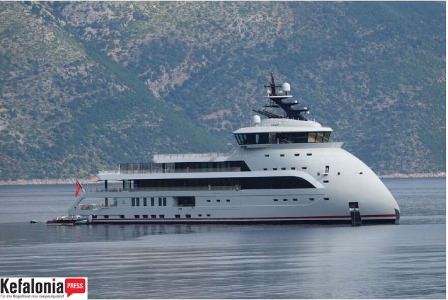 O Ισραηλινός μεγιστάνας Εγιάλ Όφερ με το γιοτ των 200 εκατ. ευρώ στην Ιθάκη