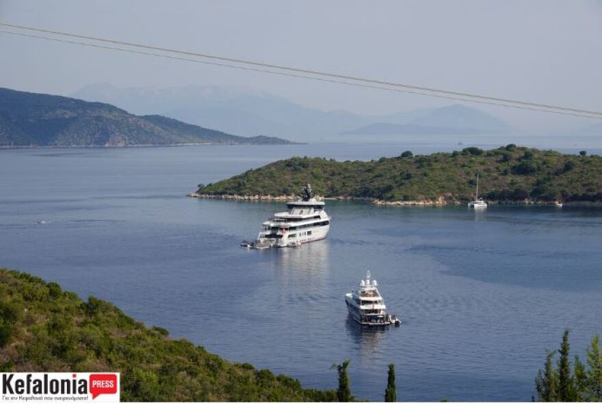 O Ισραηλινός μεγιστάνας Εγιάλ Όφερ με το γιοτ των 200 εκατ. ευρώ στην Ιθάκη