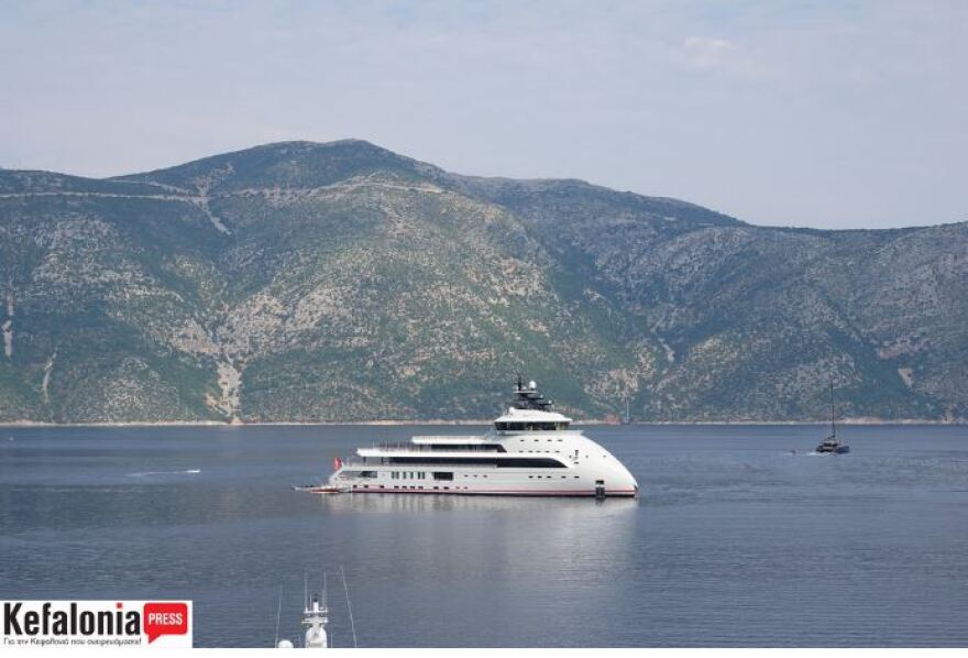 O Ισραηλινός μεγιστάνας Εγιάλ Όφερ με το γιοτ των 200 εκατ. ευρώ στην Ιθάκη