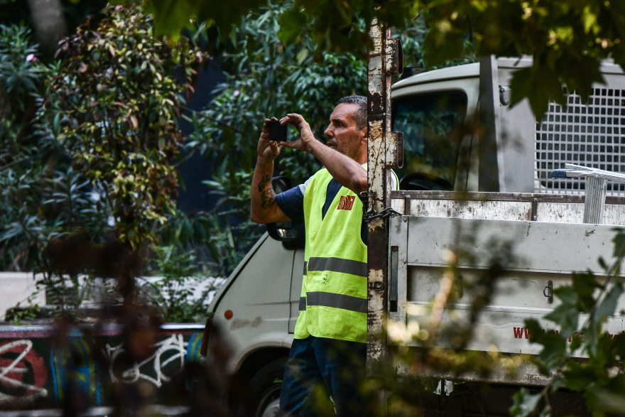 Εξάρχεια: Ξεκίνησαν οι εργασίες για το Μετρό παρουσία της αστυνομίας