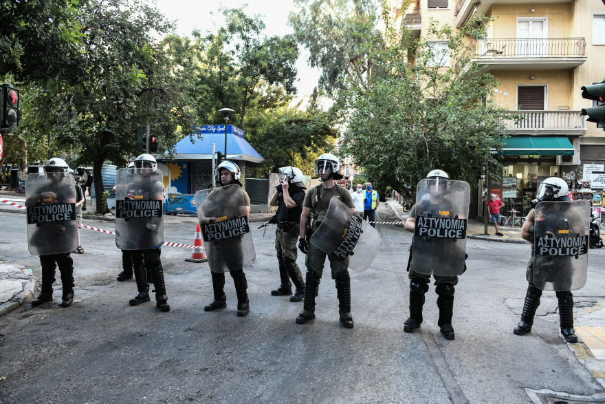 Εξάρχεια: Ξεκίνησαν οι εργασίες για το Μετρό παρουσία της αστυνομίας