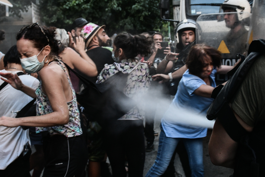 Εξάρχεια: Ξεκίνησαν οι εργασίες για το Μετρό παρουσία της αστυνομίας