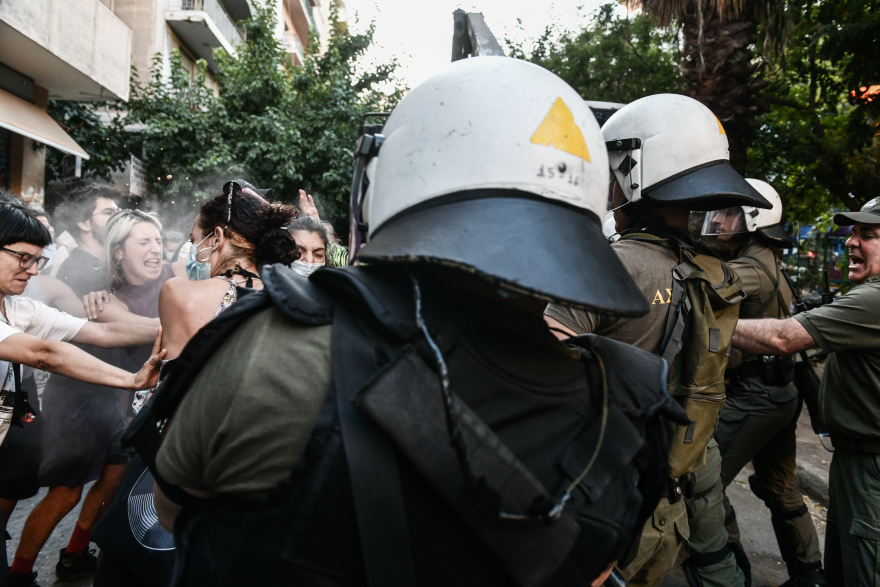 Εξάρχεια: Ξεκίνησαν οι εργασίες για το Μετρό παρουσία της αστυνομίας