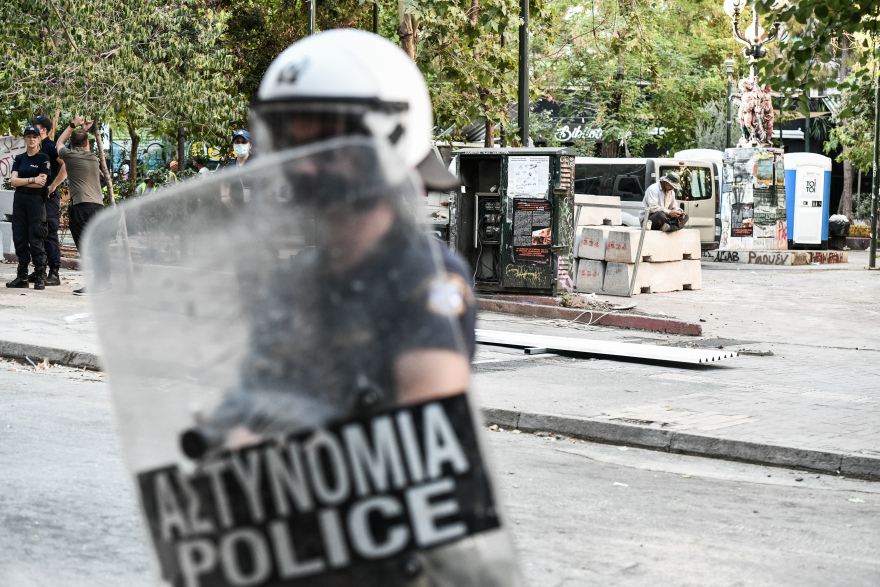 Εξάρχεια: Ξεκίνησαν οι εργασίες για το Μετρό παρουσία της αστυνομίας