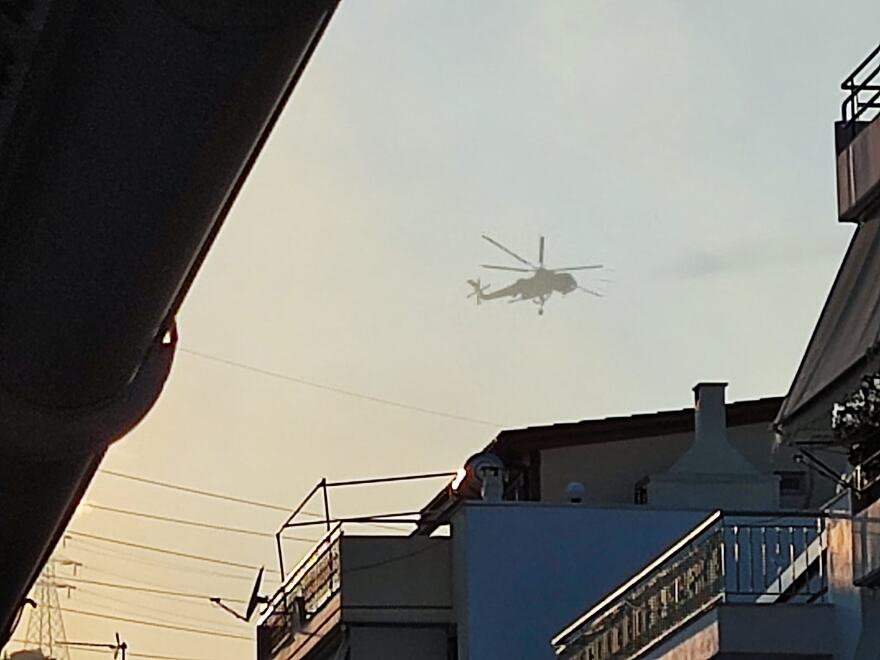 Οριοθετημένη η φωτιά κοντά σε κατοικημένη περιοχή στον Κορυδαλλό