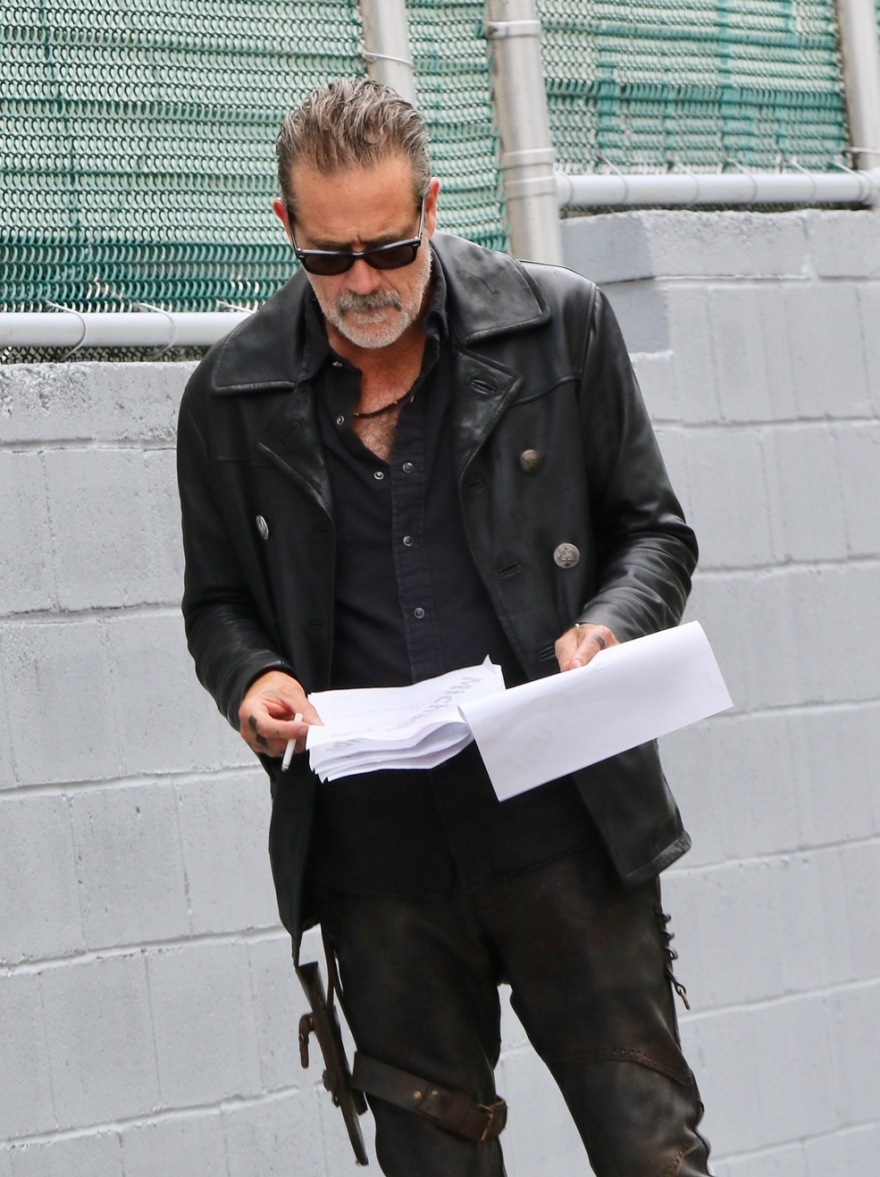 O Τζέφρι Ντιν Μόργκαν στα γυρίσματα της νέας σειράς για το «Walking Dead»