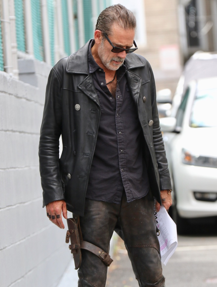 O Τζέφρι Ντιν Μόργκαν στα γυρίσματα της νέας σειράς για το «Walking Dead»