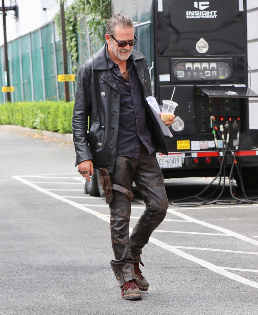 O Τζέφρι Ντιν Μόργκαν στα γυρίσματα της νέας σειράς για το «Walking Dead»