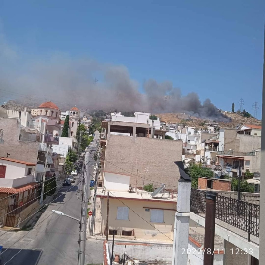 Οριοθετημένη η φωτιά στον Κορυδαλλό